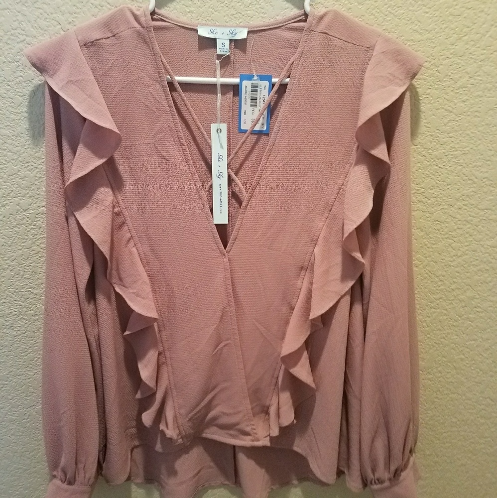 She and Sky blouse  ... size Small